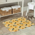 thumbnail image 7 of Pofeuu Bee Wasp Print Flannel Doormats Rug16"x24"Rug Washable Doormats Indoor Outdoor Rugs for Layered Front Door Mats, Porch, Kitchen, Entryway, 7 of 7
