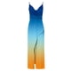 thumbnail image 1 of Sexy mujer moda sin mangas estampado cuello en V señoras Camies cremallera chaleco vestido largo Pompotops  ghjkhdj7697, 1 of 5