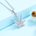 thumbnail image 1 of Sterling Silver Hemp Necklace with crystals from Swarovski, 1 of 1