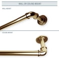 thumbnail image 5 of Central Design BOT100-484 1 in. Blackout Curtain Rod with 48 to 84 in. Extension, Antique Brass, 5 of 6