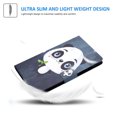 thumbnail image 4 of Allytech Flip Case for Samsung Galaxy Tab A7 Lite 8.4" SM-T220 T225 2021 Released, Slim PU Leather Multi Angle Viewing Stand Shockproof Colorful Pattern Case Cover for Girls Women, Cute Panda, 4 of 5