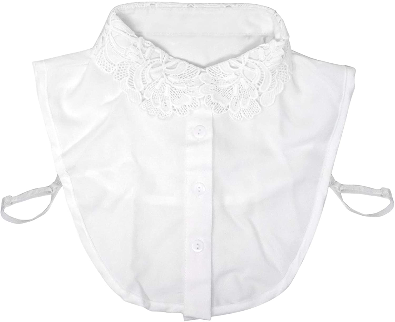 White Fake Collar Half Shirt Detachable 
