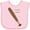 AD-Pink, variant on Inktastic Baseball Bat and Ball Boys or Girls Baby Bib