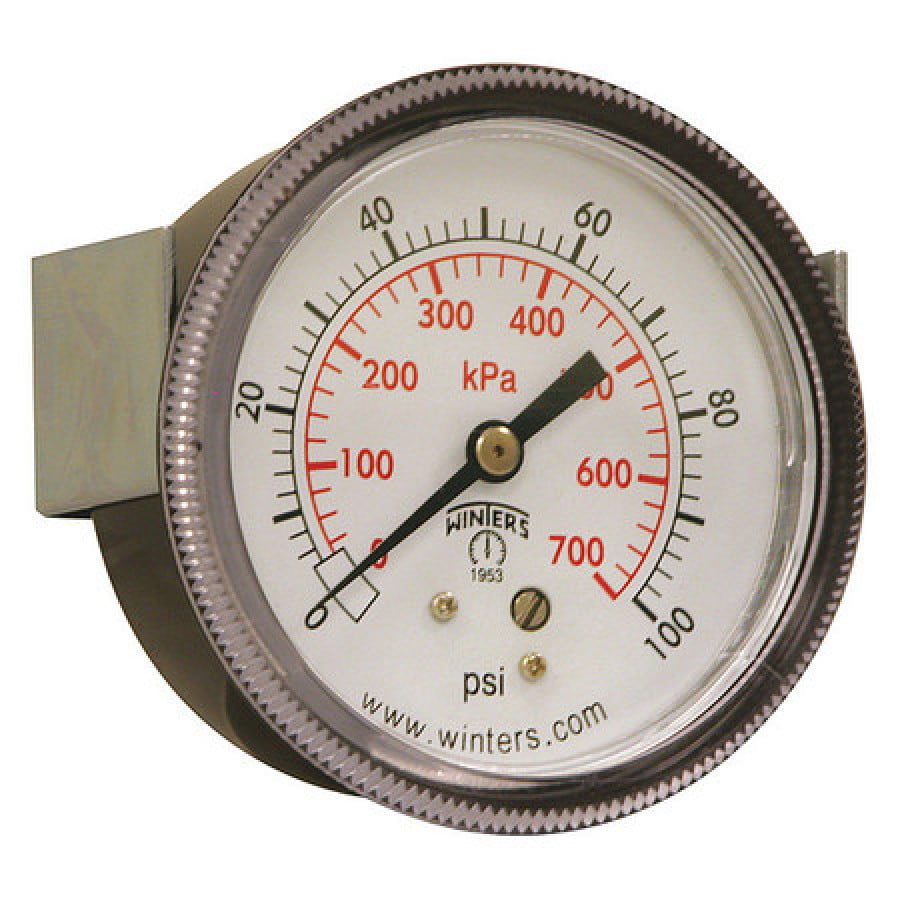 PEM1401LF WINTERS Gauge,Pressure,1-1/2in.,0 to 60 psi 