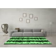 thumbnail image 3 of Ahgly Company Indoor Round Abstract Emerald Green Contemporary Area Rugs, 8' Round, 3 of 4