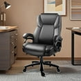 thumbnail image 2 of PUKAMI Heavy Duty Big and Tall Office Chair 500lbs,High Back PU Leather Executive Desk Chair, 2 of 7