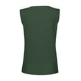 thumbnail image 5 of cfhntfmh Womens Tank Tops Deep V Neck Buttons Sleeveless T-Shirt Ribbed Knit Fitted Solid Color Summer Tees, 5 of 5
