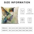 thumbnail image 5 of SHANXI Watercolor Painting Throw Pillow Cover Super Soft Decorative Pillowcases Cushion Covers Square Pillow Shams Home Bedroom Decor 24x24in, 5 of 5
