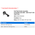 thumbnail image 2 of Fuel Tank Sender Assembly - Compatible with 2000 - 2003 Ford F-350 Super Duty 2001 2002, 2 of 2