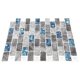 thumbnail image 3 of Vivid Tiles Blue Peel and Stick Tiles 3D Brick Effect Waterproof Kitchen Backsplash Decor Self Adhes, 3 of 5