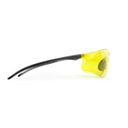 HyperTough Z87.1 Safety Glasses with Polycarbonate Lens in Yellow Tint. HTS-617113YL