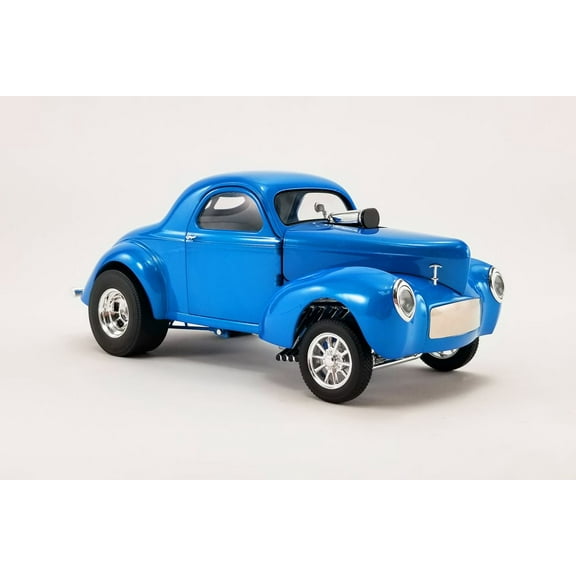 Custom 1941 Gasser, Cosmic Dust Blue - Acme A1800921 - 1/18 scale Diecast Model Toy Car