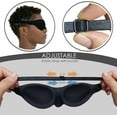 thumbnail image 4 of 2pack  Silicone Sleep Goggles, Moisture Chamber Glasses for Dry Eyes, Reusable Dry Eye Sleep Mask Elastic and Stretchable Strap, Hydrating Sleep Mask with Goggles case, 4 of 7