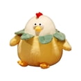 thumbnail image 1 of Adorable pollito de peluche, juguete portátil, decoración, figuras de peluche, almohada para tirar Verde 33cm, 1 of 9