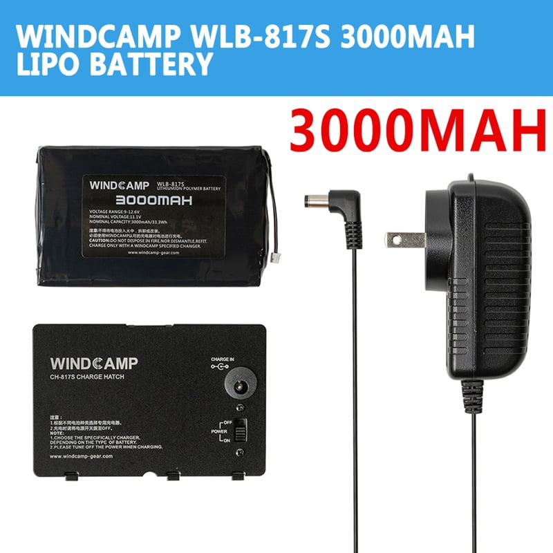 adapter charger WINDCAMP 3000mAh  LIPO battery for yaesu FT-817 FT-818 
