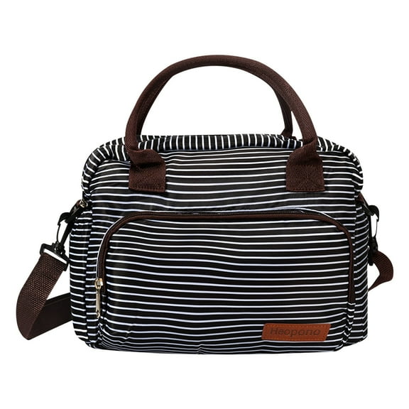 OAVQHLG3B Lunch Box Women Fashion Insulated Lunch Bag Detachable Shoulder Strap Lunch Tote Bag Large Drinks Cooler Bag Durable Leakproof Beach Bag Thermal Snacks Organize