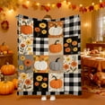 thumbnail image 1 of Manta de Franela con Calabaza y Hoja de Arce para Acción de Gracias | Manta Cálida y Acogedora para Siestas 150 X 130 Cm | Multicolor | Diseño de Frutas de Otoño, 1 of 6