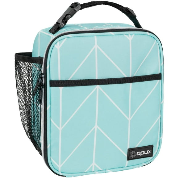 OPUX Premium Insulated Lunch Box | Soft Leakproof School Lunch Bag for Boys, Girls | Thermal Reusable Work Lunch Pail Cooler for Adult Men, Women, Office Fits 6 Cans (Teal)