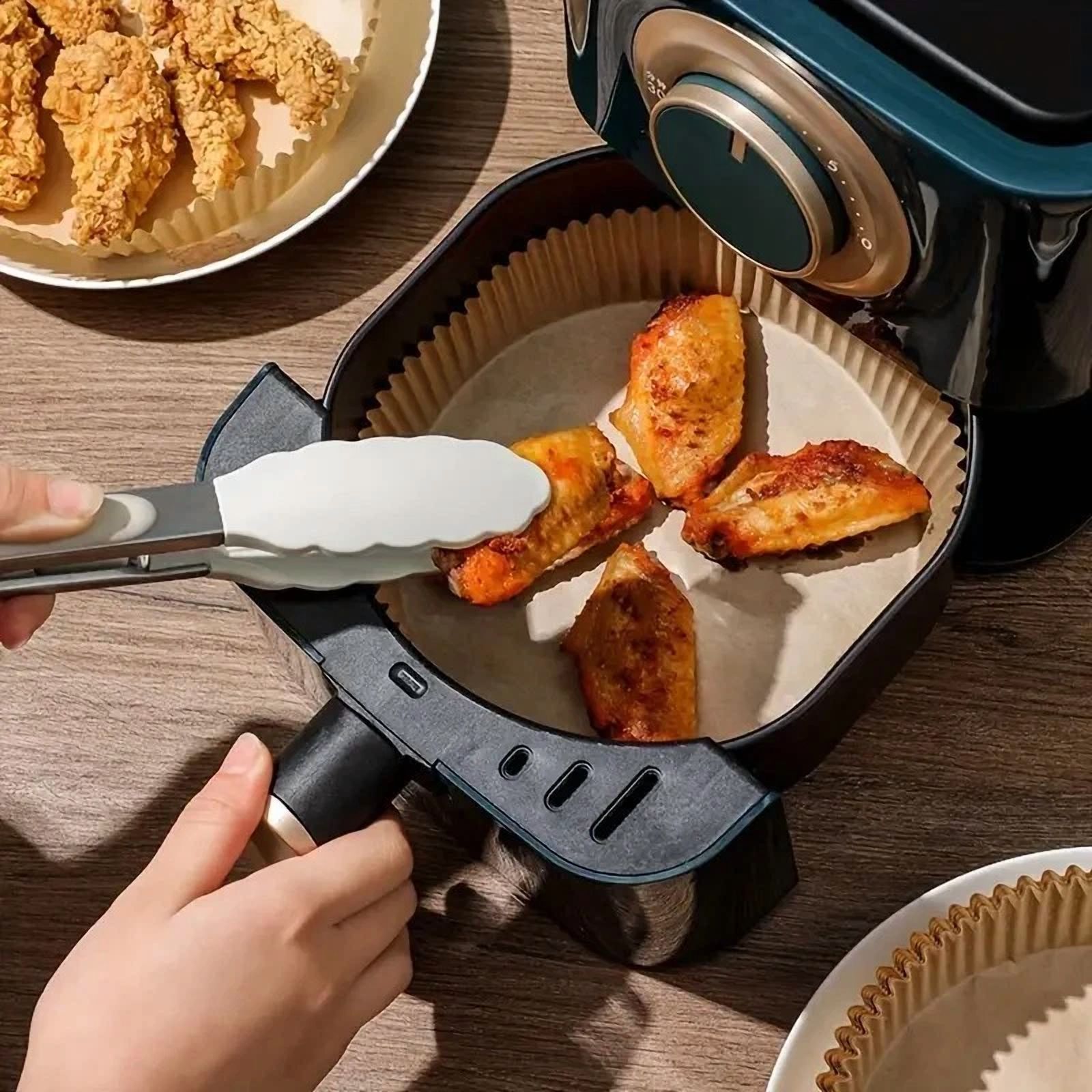 6.5" Square Air Fryer Liner (100Sheets)