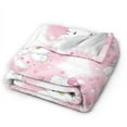 thumbnail image 3 of Hello Kitty Throw Blanket, Cozy Flannel Blankets For Boys Girls, Super Soft Warm Blanket For Couch Sofa Bed, 3 of 9