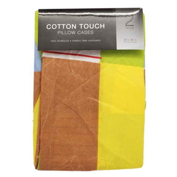 Bright Color Circles Abstract Pattern Pillow Cases (2 Cases)