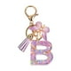 thumbnail image 5 of Llavero con dijes,Llavero con letras Llavero Colgante Monedero Charms,Llavero para Bolso Mochila Decoración Mujer,Llavero con forma de mariposa y alfabeto para llave de bolso,Llavero 2 piezas, 5 of 10