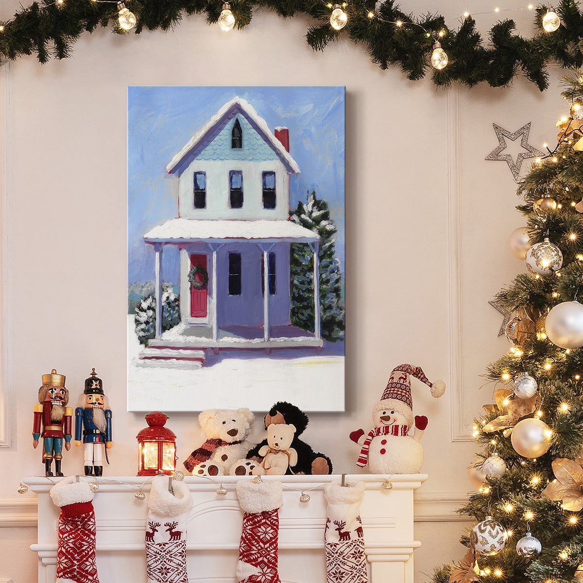 Victorian Home I- Gallery Wrapped Canvas