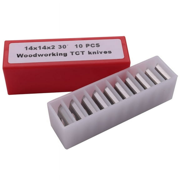 10Pcs Wood Turning Carbide Insert Blades Milling 30 Degree Lathe Chisel Replacement Blade，0k1210