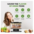 thumbnail image 5 of Compact Food Dehydrator, 5 Stackable Trays with Adjustable 48H Timer and Temperature Control - 400W Electric Food Dryer for Jerky, Fruits, , Veggies, Meat & Dog Treats, 5 of 7