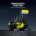 thumbnail image 2 of 5 Heavy Duty Portable 12V 1 Car Tire Inflator Pump Air Compressor 140W 150 PSI, Gold, 2 of 12