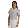 thumbnail image 3 of Moomaya Womens Peter Pan Lace Collar Top Plain Jersey Short Casual Tshirt, 3 of 8