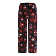 thumbnail image 2 of Cartoon Cat Pajama Pants Hellow Cat Indoor Pants For Women Girls Cute Cat Flannel Comfy Sleep Bottoms, 2 of 9