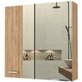 thumbnail image 1 of FM FURNITURE Kenya Medicine Cabinet  Pine (beige) Engineered Wood, 1 of 7