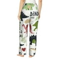 thumbnail image 3 of Fotbe Cute Dinosaurs Women's Pajama Pants,Sleepwear Pants,Pj Bottoms Drawstring And Pockets-Small, 3 of 9