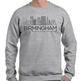 thumbnail image 2 of Skyline Birmingham Alabama Sweatshirt Unisex X-Large Grey, 2 of 5