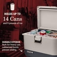 thumbnail image 3 of Hielera Rigida Pro 17qt Beige con Gris Coleman beige Estándar, 3 of 6