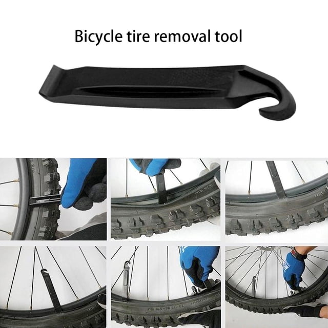Levier de Pneu Portable Outil de Réparation de Roues de Vélo Réutilisable Mini Vélo Mini Kit de Réparation de Vélo Ensemble Unique de Changement de Pneu, 1 Pce