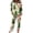 Green, variant on Clossjun Cozy Pajamas Sets for Women Xmas Print Loose Fit Lounge Sets Fashion Casual Outfit Sets for Christmas Party Night Out M