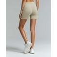 thumbnail image 3 of Real Essentials 3 Pack: Women's French Terry Square Pocket Shorts Lounge, Casual Shorts with Pockets (Available in Plus), 3 of 5