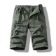 thumbnail image 2 of Multi Bolsillo Cargo Pantalones para Hombres Estiramiento Casual Cordón Clásico Pantalones Cortos de Verano con Bolsillos Múltiples, Pantalones Cortos de Cintura Elástica, 2 of 4