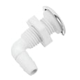 thumbnail image 6 of HIBIBUD Spa Massage Bathtub Jet Nozzle White for Deep Tissue Bubble Massage and Hydrotherapy, 6 of 8