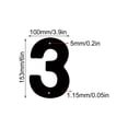 thumbnail image 2 of Cagogo House Number Sign, 3D Iron Art Metal Address Plaque for Home Door, Rust Resistant Coated Outdoor House Numbers, Personalized Custom Letters Numbers for Mailbox Fence Yard Decor, 2 of 5