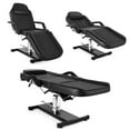 thumbnail image 3 of BETHANY Hydraulic Facial Chair Massage Table Lash Extension Bed Tattoo Chair Adjustable Height 23" to 29" Spa Salon Waxing Lashing Beauty Styling Studio Equipment, Black, 3 of 8