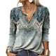thumbnail image 2 of Blusas vintage para mujer, tops elegantes de manga larga para mujer, tops y blusas florales para mujer, ropa boho para mujer, 2 of 5