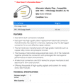 thumbnail image 2 of Alternator Adapter Plug - Compatible with 1991 - 1996 Dodge Stealth 3.0L V6 1992 1993 1994 1995, 2 of 2