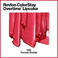 thumbnail image 2 of Revlon Colorstay Overtime Lipcolor - 040 Forever Scarlet 2-Pack, 2 of 7
