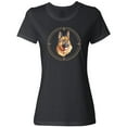 thumbnail image 3 of Inktastic German Shepherd Dog Art Women's T-Shirt, 3 of 5