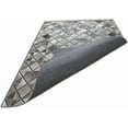 thumbnail image 4 of Handmade Patchwork Cowhide Modern Leather Area Rug Diamond Mosaic Pattern Design (9x12 feet), 4 of 5