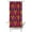 Nautical B, variant on Nautical Beach Tropical Shower Curtain - Red & Blue Marine Themed Waterproof Bath Curtain, Machine Washable Quick-Dry Polyester Fabric 36x72 Inch for Dorms/Airbnb/Hotels