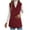 Wine, variant on 2025 Women Button Down Sleeveless Jacket Vest Waistcoat Outerwear Casual Solid Office Business Work Blazer Vests Coats Black XL
